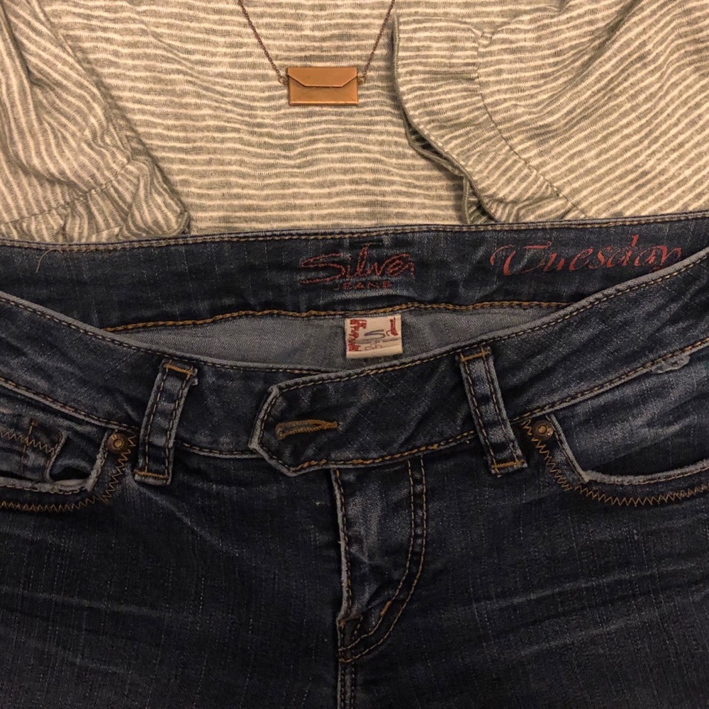 Silver Bootcut Tuesday jeans 30W, 33L